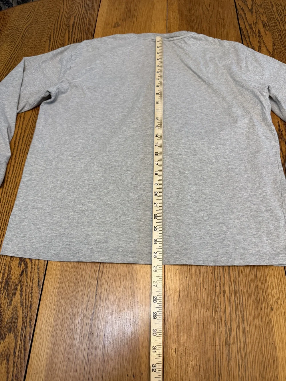 Polo Ralph Lauren Shirt Mens Large Gray Long Sleeve Crewneck Classic Cotton Logo